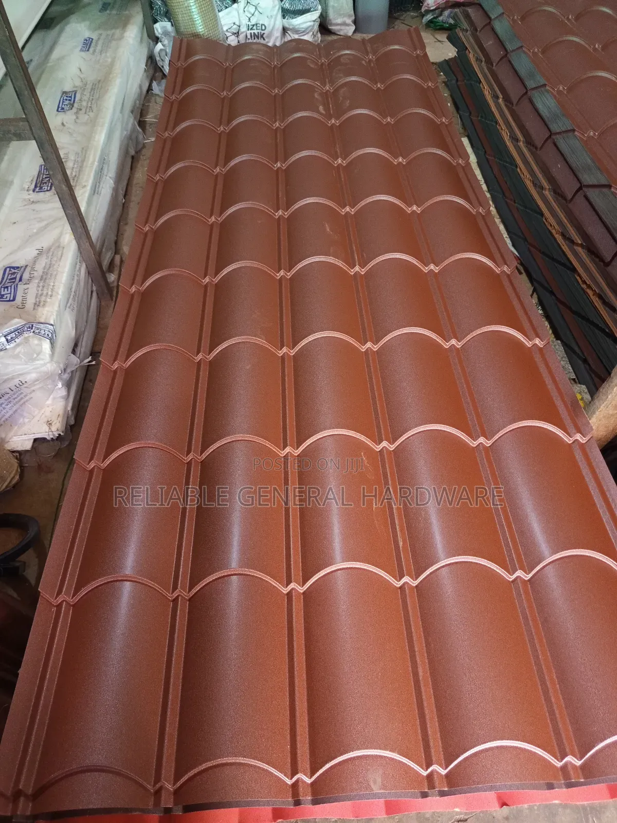 Orientile Ironsheets Uganda Baati G.28 Brick Red Mat