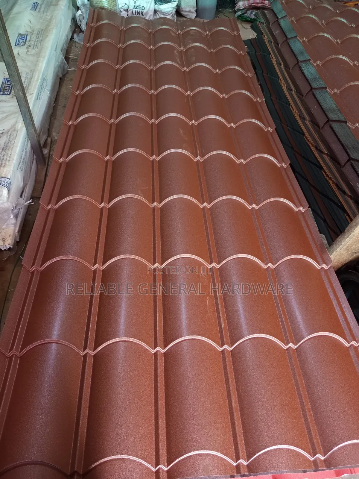Orientile Ironsheets Uganda Baati G.28 Brick Red Mat