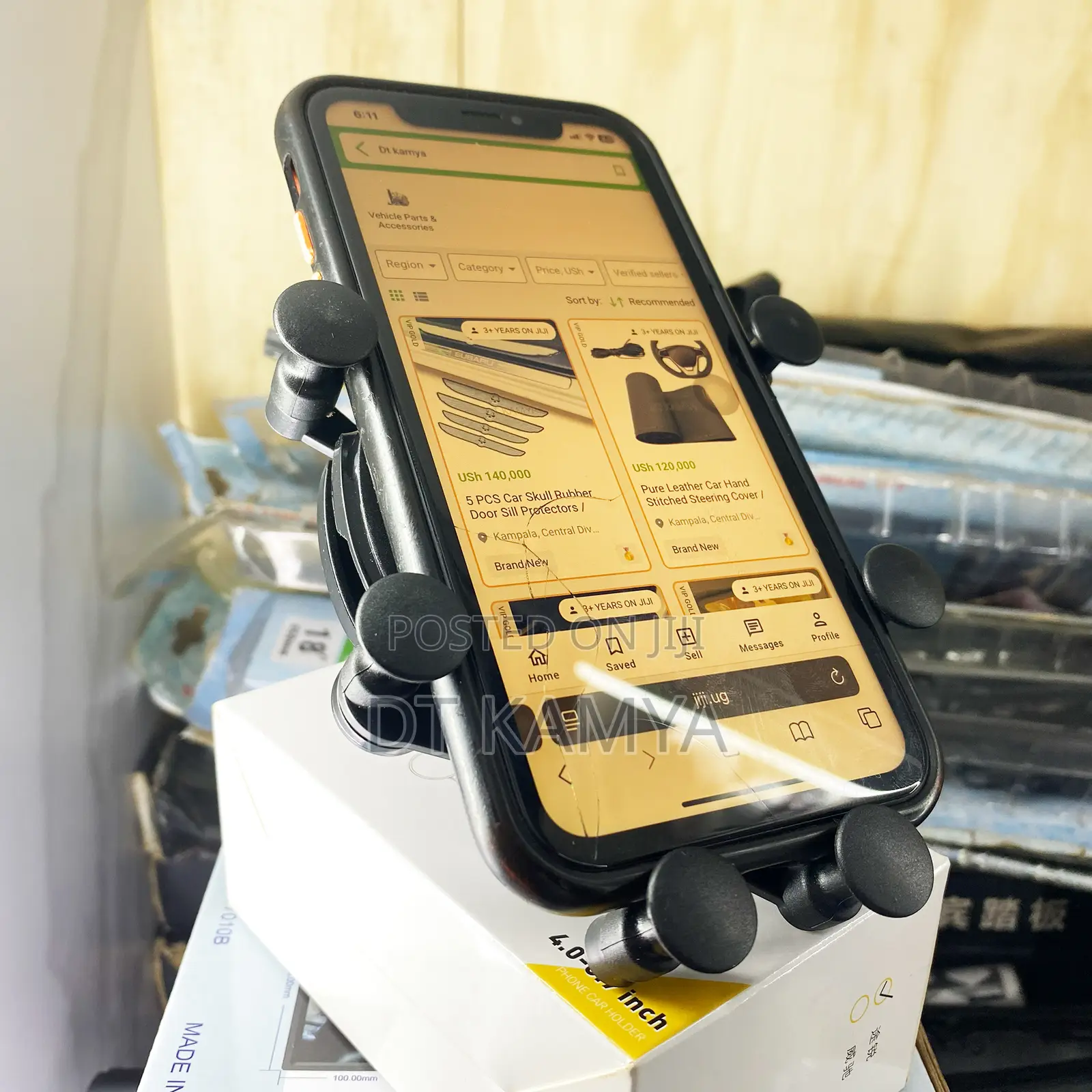 Essager Phone Holder - Light Weight Collapsible Car Ac Vent Pro Mount