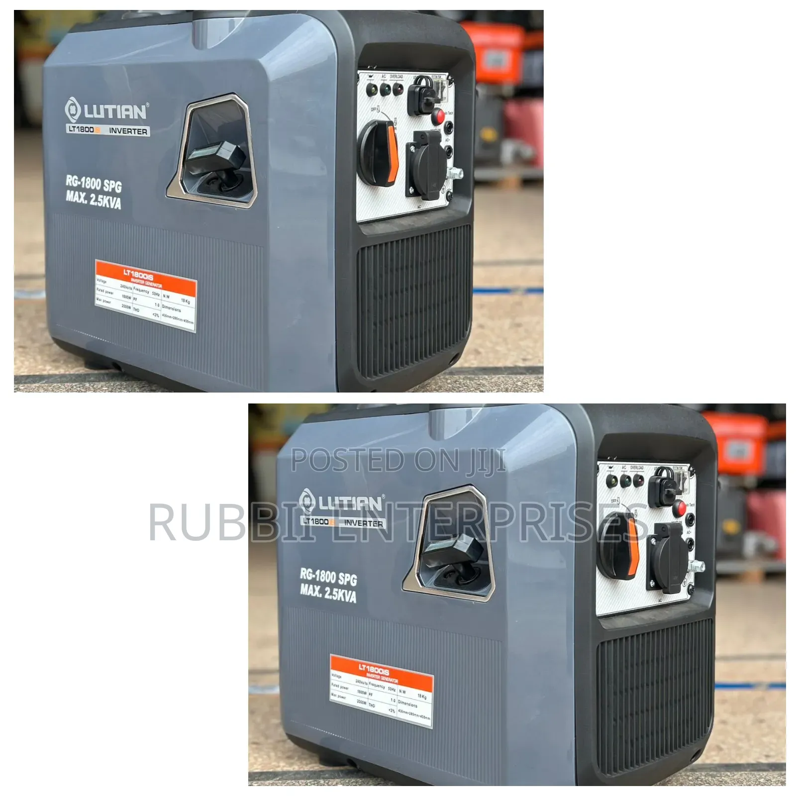 Portable Silent Inverter Generator ~ Lutian 2.5kva