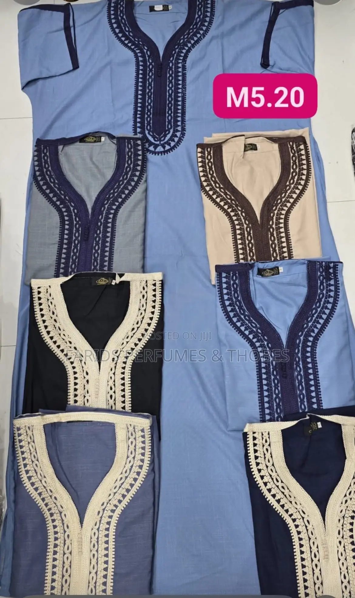 Short Sleeved Thobes