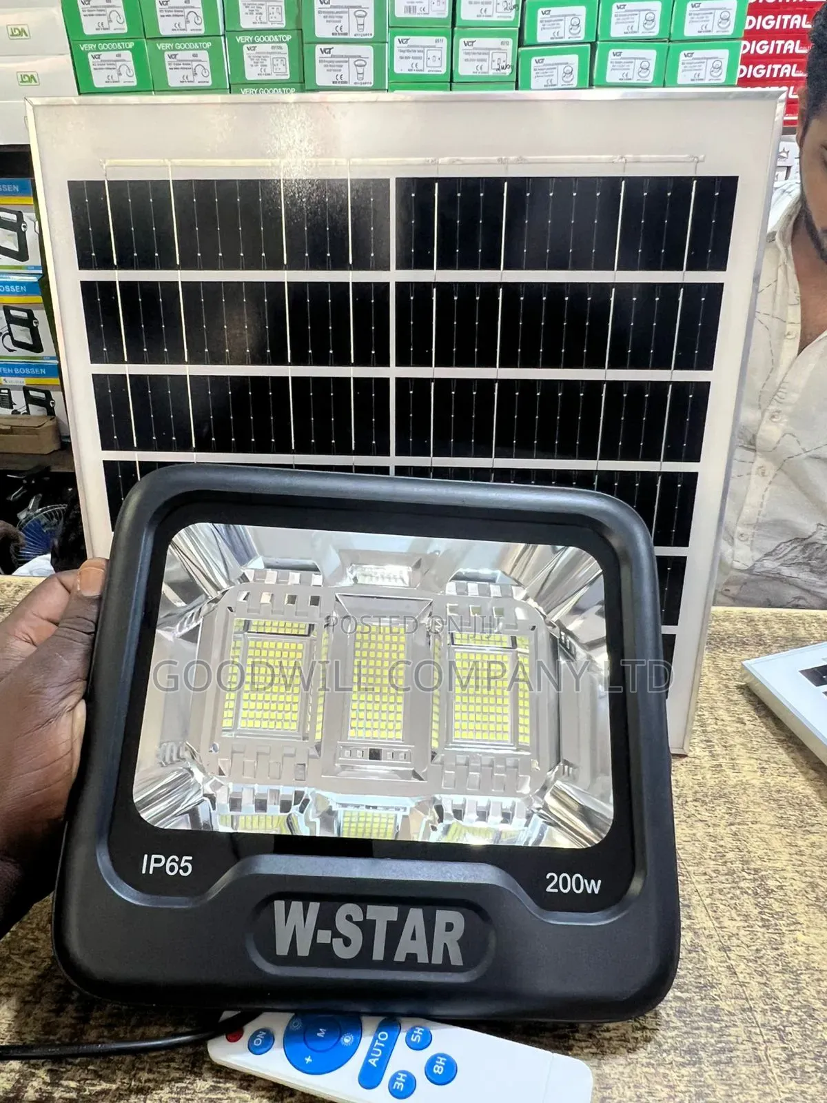 200w W-Star Solar Flood Light