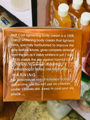 Health New Edition Supreme Half Cast Carotte Lightening Body Cream