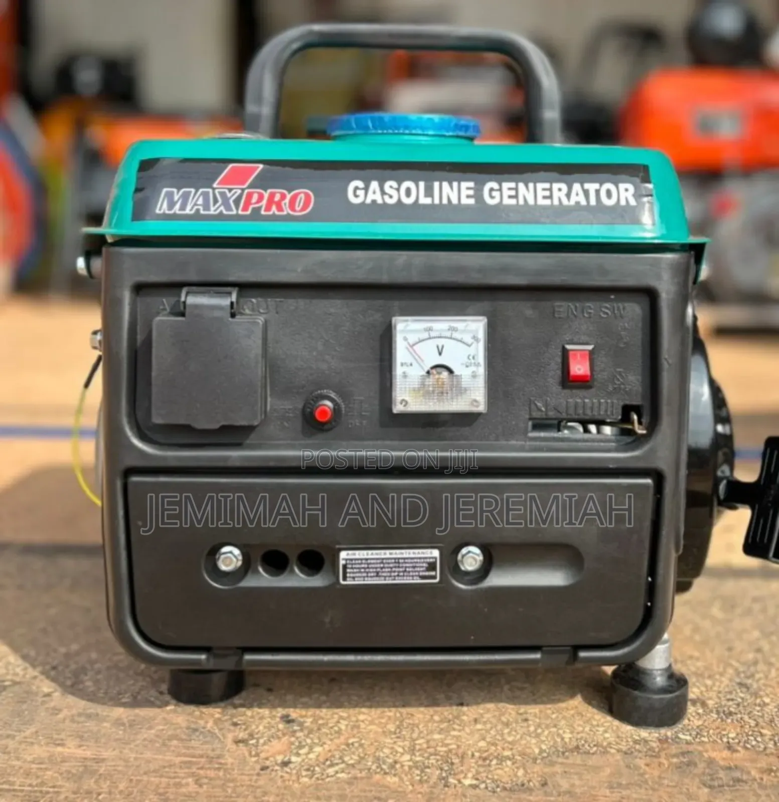 Max Pro 830w Gasoline Generator