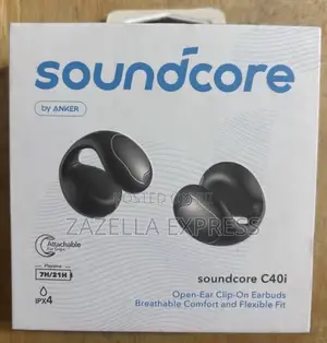 Anker Soundcore C40i Open Ear Clip on Earbuds 21 Hours (Breathable