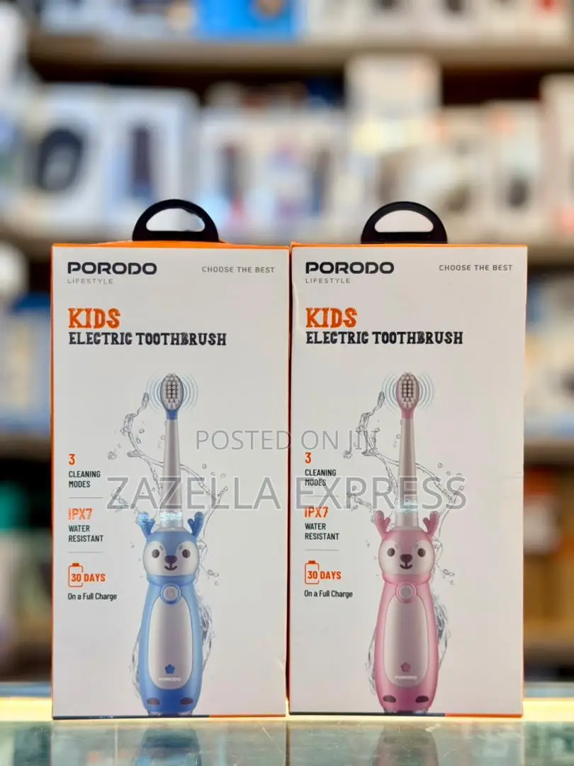 Porodo Lifestyle Kids Electric Toothbrush,Sonic Toothbrush