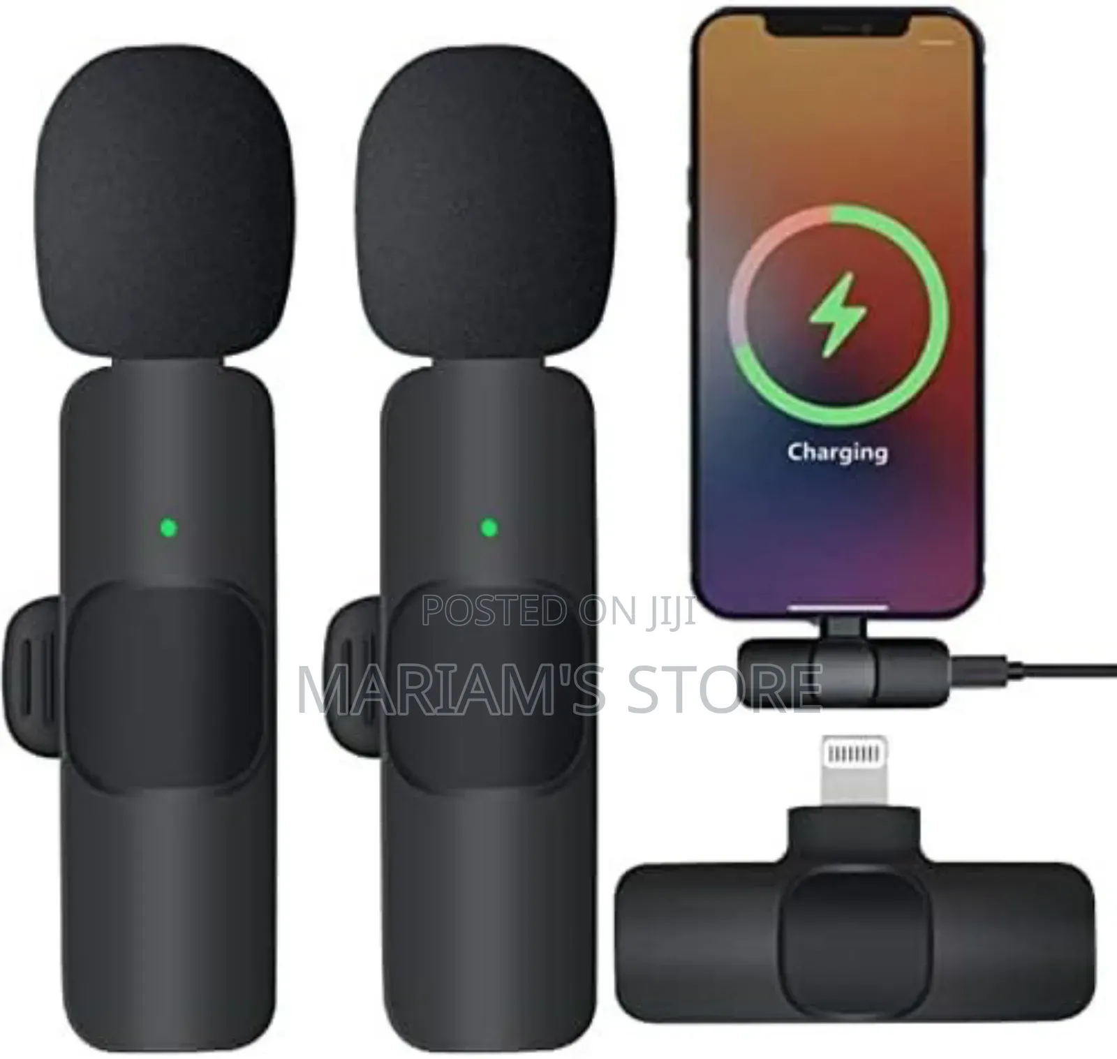 2-in-1 Wireless Lavalier Microphone System,
