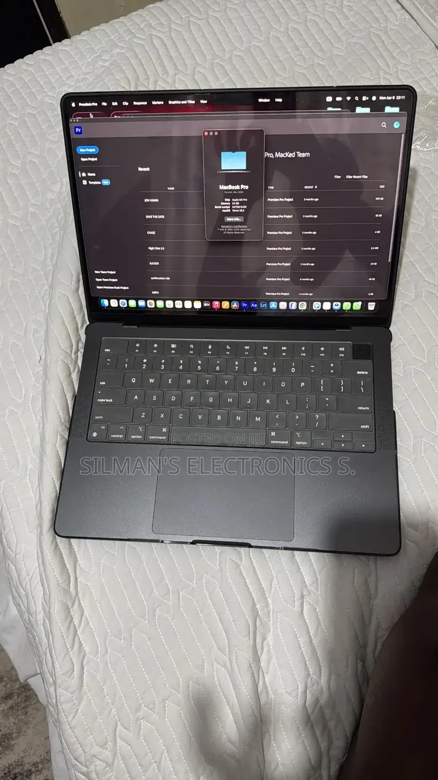 Apple MacBook Pro 2024 M4 Pro 14-inch 24GB Apple M4 Pro SSD 512GB