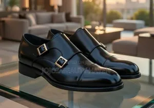 Double Monk Strap Men's Office, Occasional Shoes