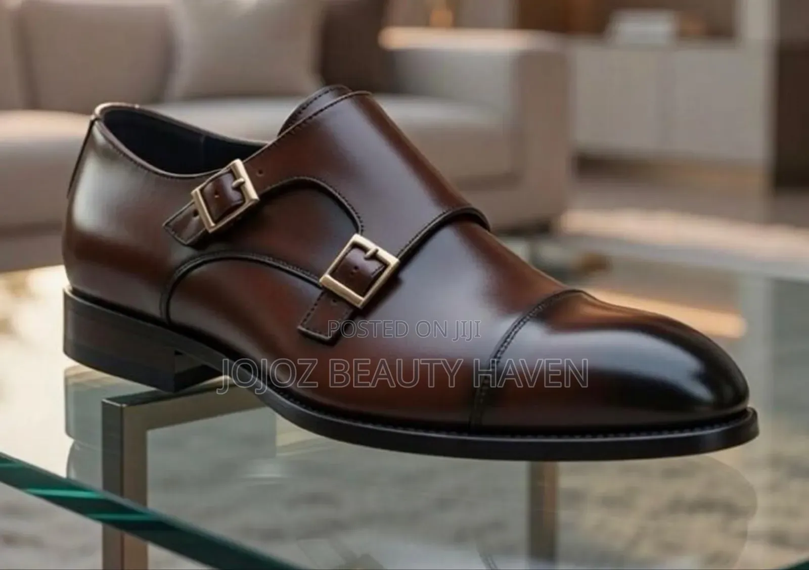 Double Monk Strap Men's Office, Occasional Shoes
