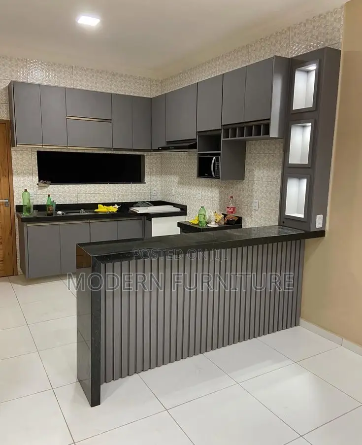 Gray Kitchen Units