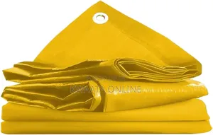 All Weather Tarpaulin (6m X 6m) Waterproof, Black,Green,Yellow