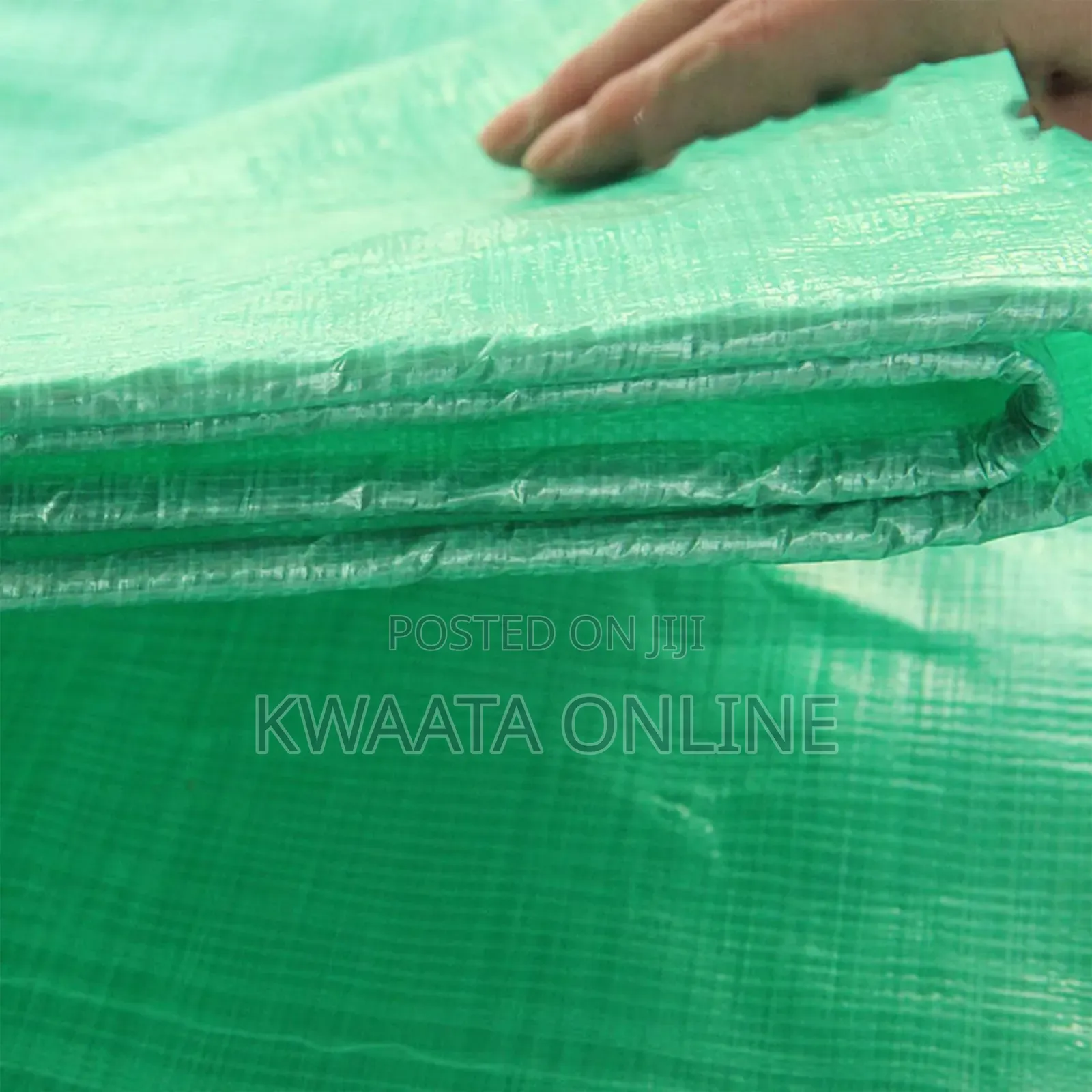 All Weather Tarpaulin (6m X 6m) Waterproof, Black,Green,Yellow