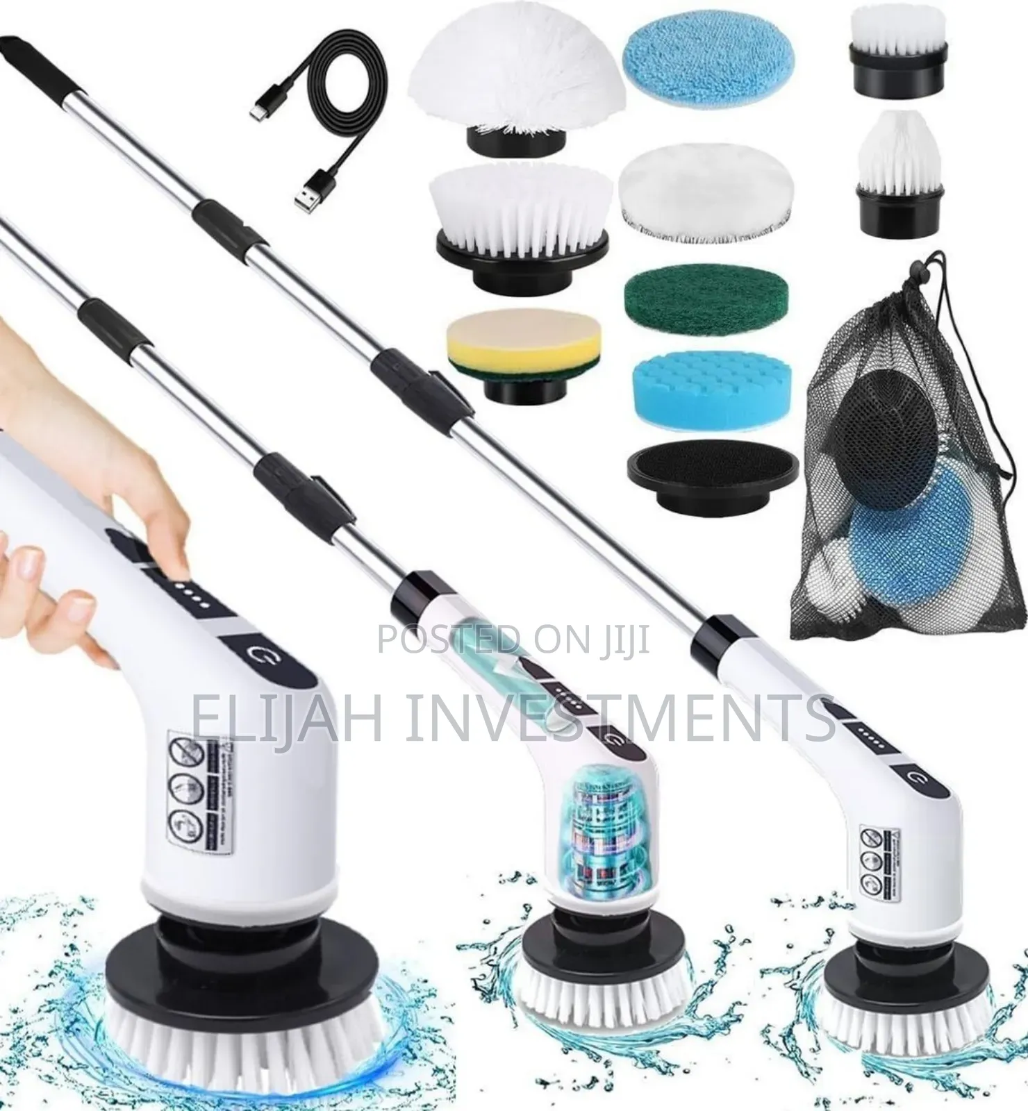 Rechargeable Electric Spin Scrubber