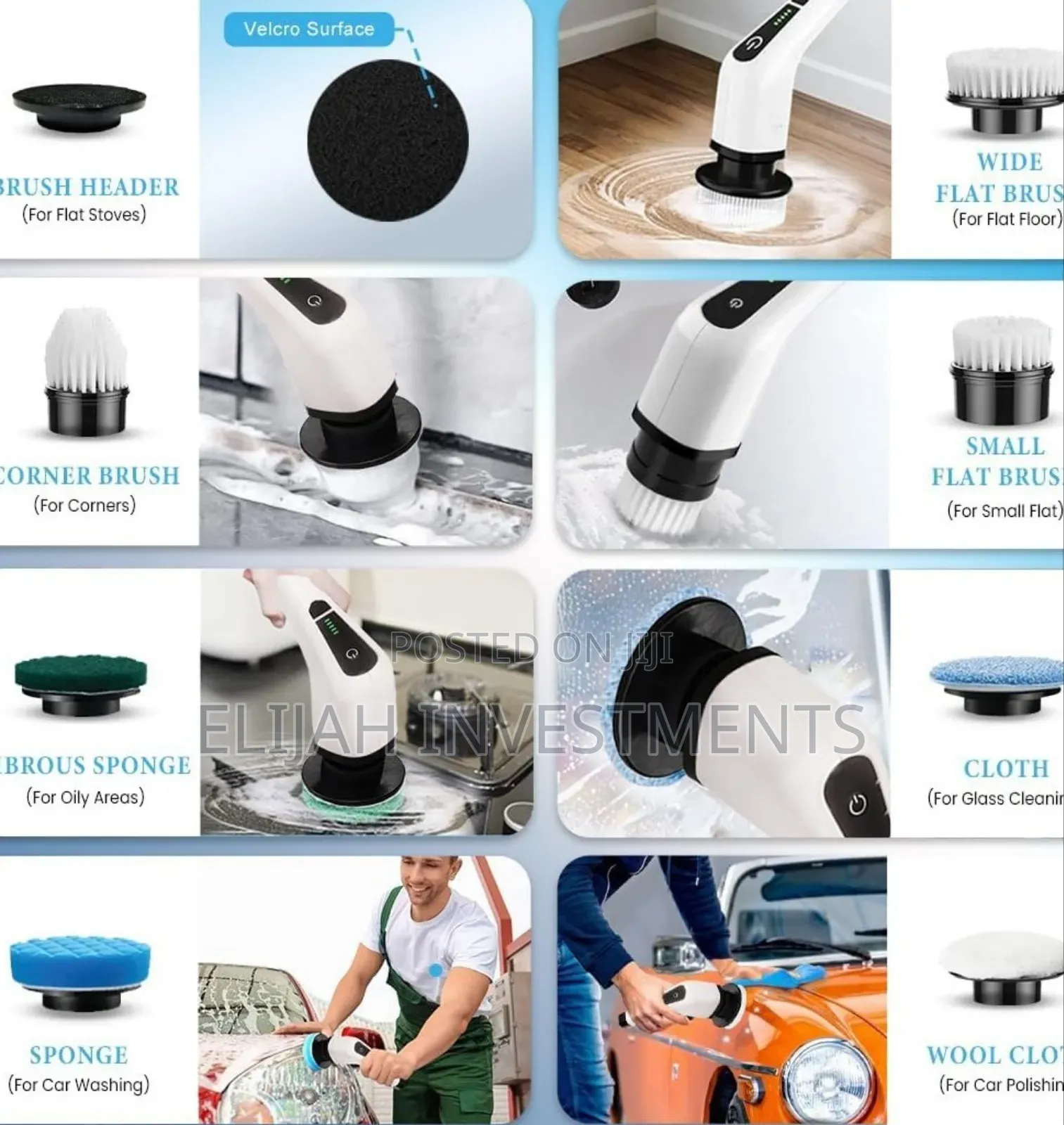 Rechargeable Electric Spin Scrubber