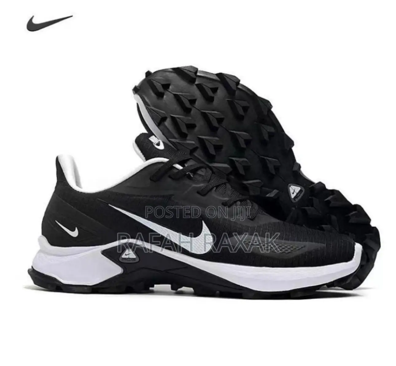 Original Black/White Nike Fast X Breathable Running Sneakers