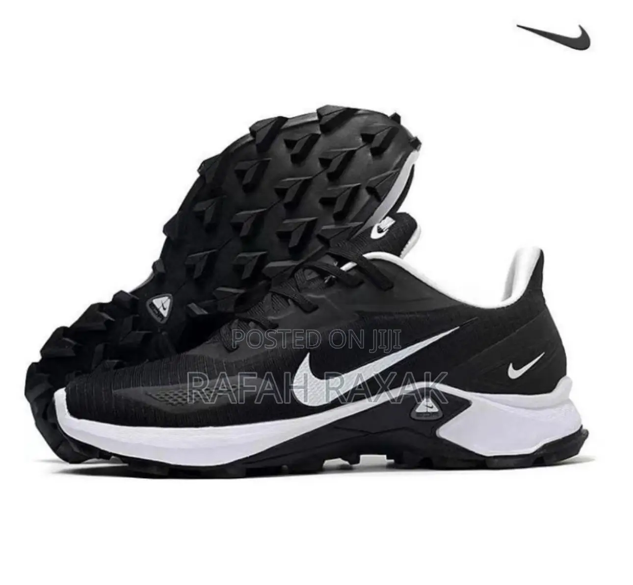 Original Black/White Nike Fast X Breathable Running Sneakers