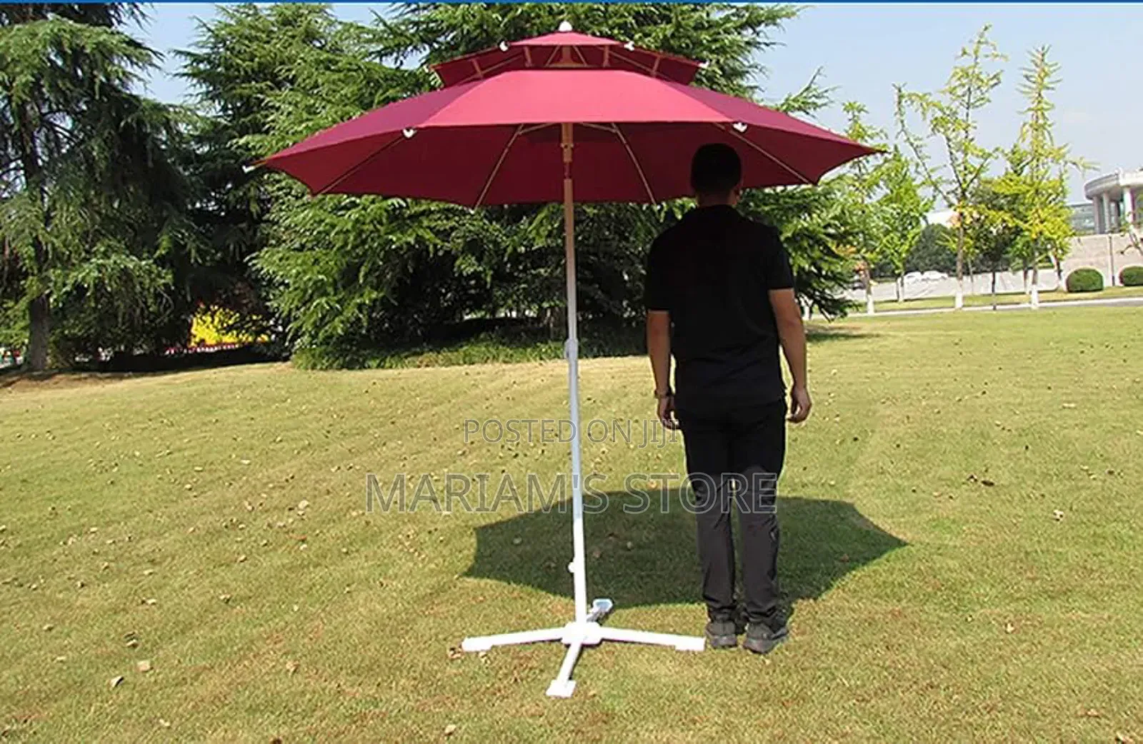 Patio Umbrella Is a Stylish Garden Parasol