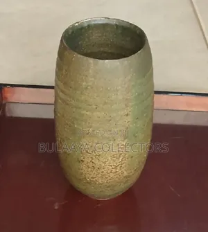 Japanese Rustic Studio Pottery Vase, Likely Handmade.