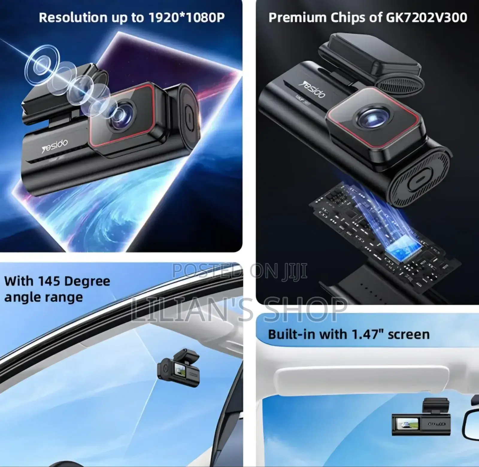 Yesido Km21 Car Dash Cam
