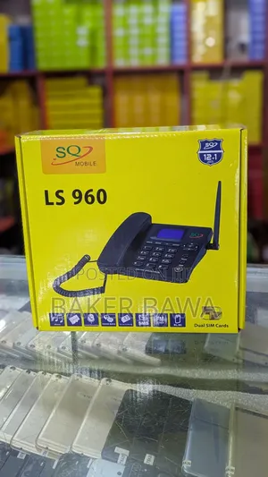 Sq Mobile Ls-960 Dual Sim GSM Wireless Landline Desktop Phone.