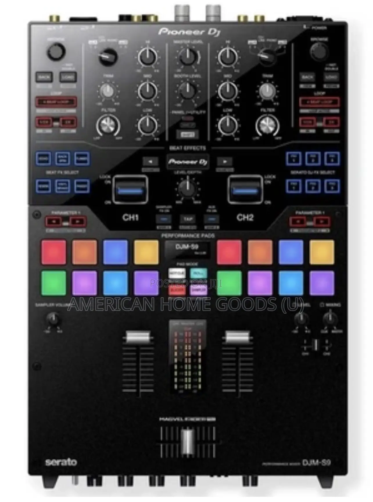 Pioneer Djm-s9, 2-chanel Pro Battle Mixer For Serato Dj Virtual Dj