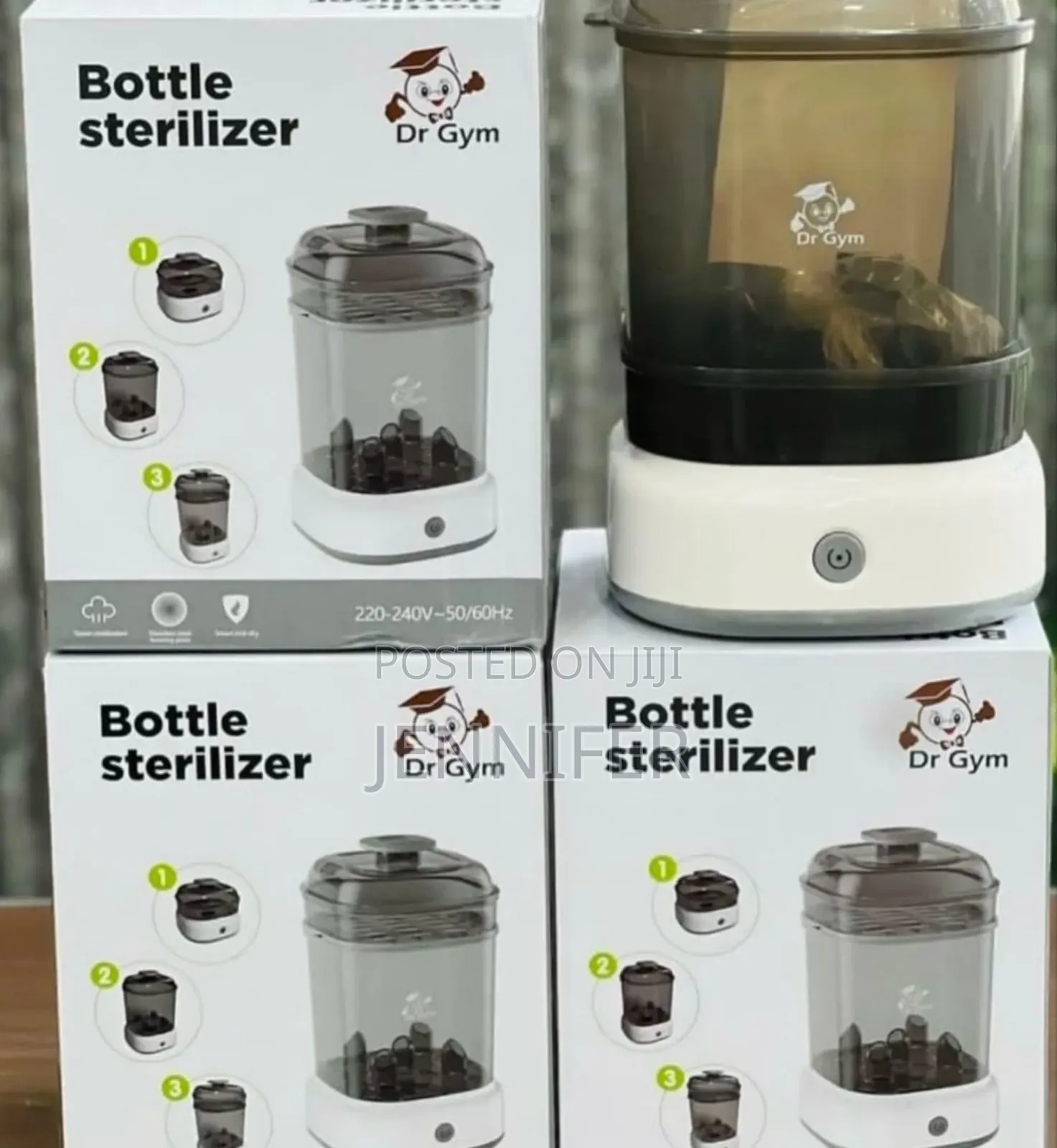 Dr. Gym 3in1 Electric Baby Bottle Sterilizer.