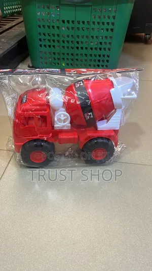 Red Toy Container Truck