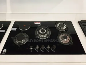 Black Glass Iqra Built in 5 Burner Built in Hob at Discount Price