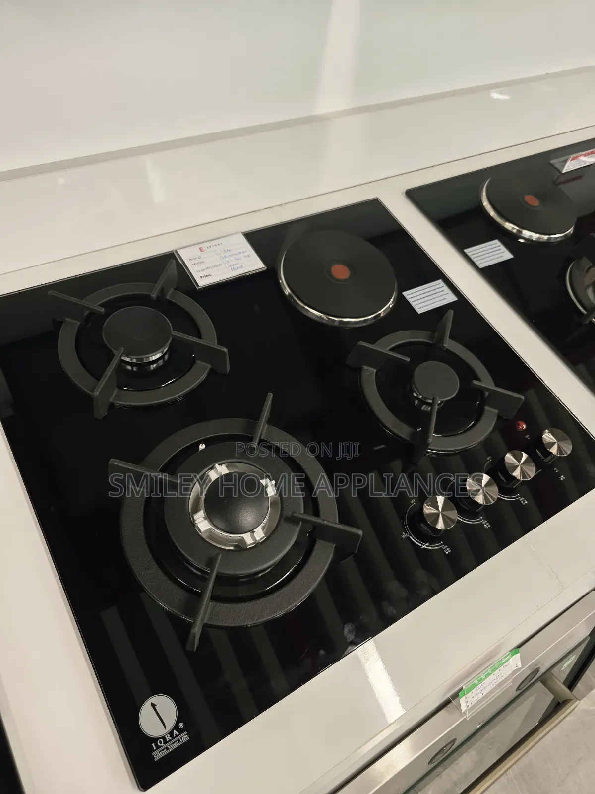 (3+1) Brand New Iqra Built in Gas Burner 60cm*60cm at 20% Discount