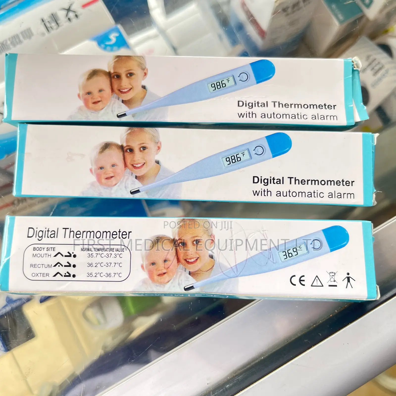 Digital Thermometer With Automatic Alarm