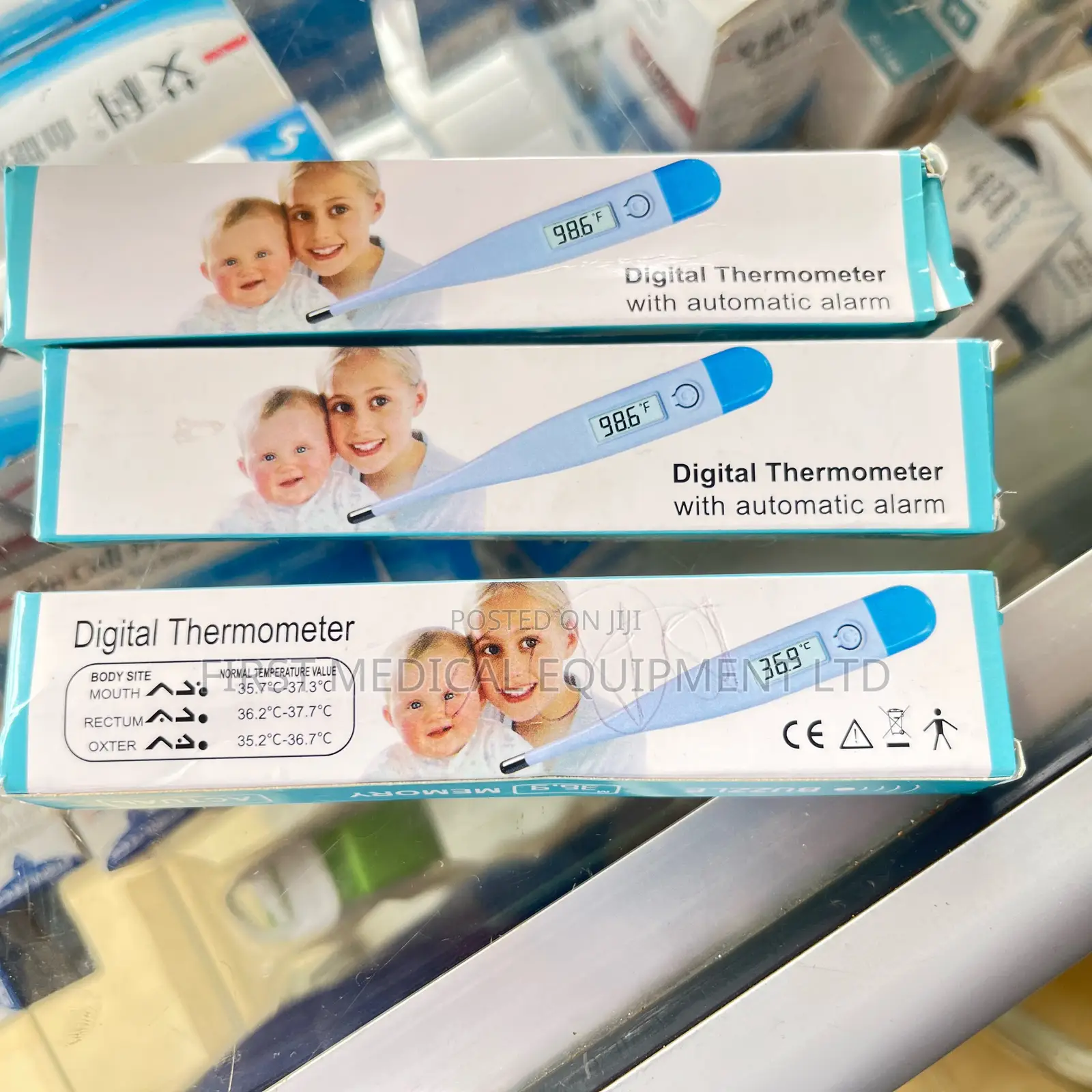 Digital Thermometer With Automatic Alarm