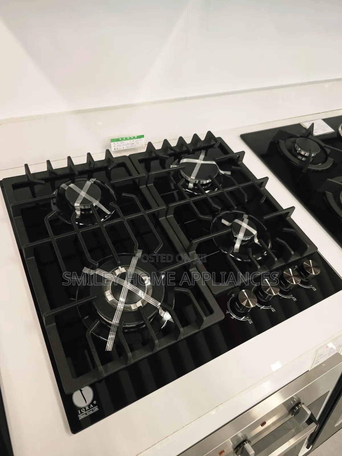 20% Discount Sales on Iqra 60cm*60cm Built in Hob Black Glass Material