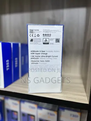 New Tecno Camon 50 256 GB Black
