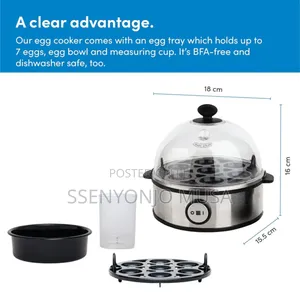 Nutricook Electric Egg Boiler 360w – One-touch Operation, Automatic-