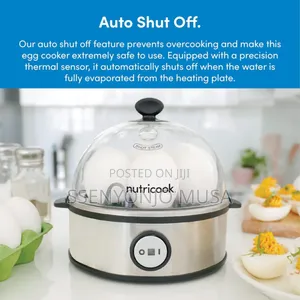 Nutricook Electric Egg Boiler 360w – One-touch Operation, Automatic-