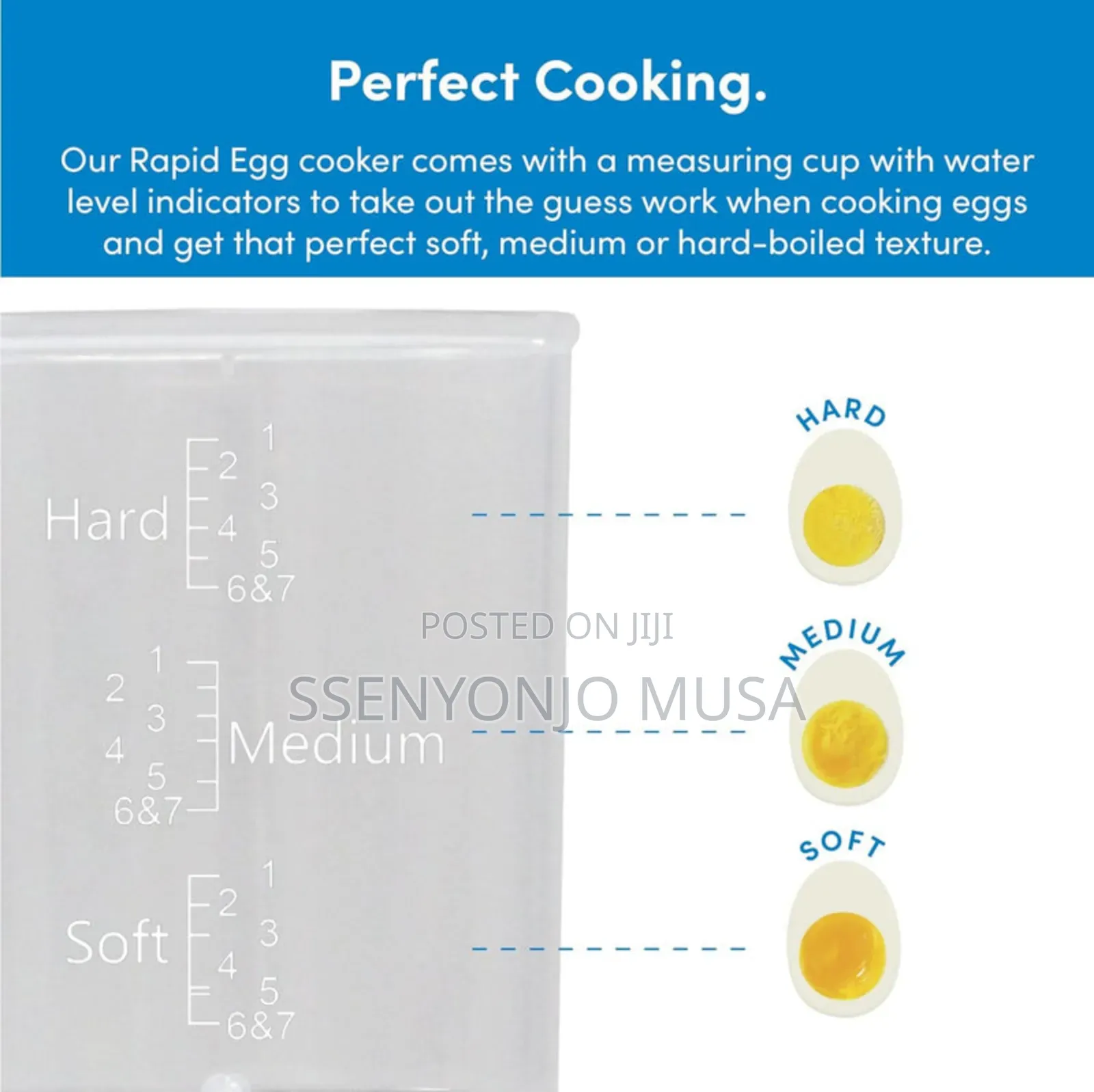 Nutricook Electric Egg Boiler 360w – One-touch Operation, Automatic-