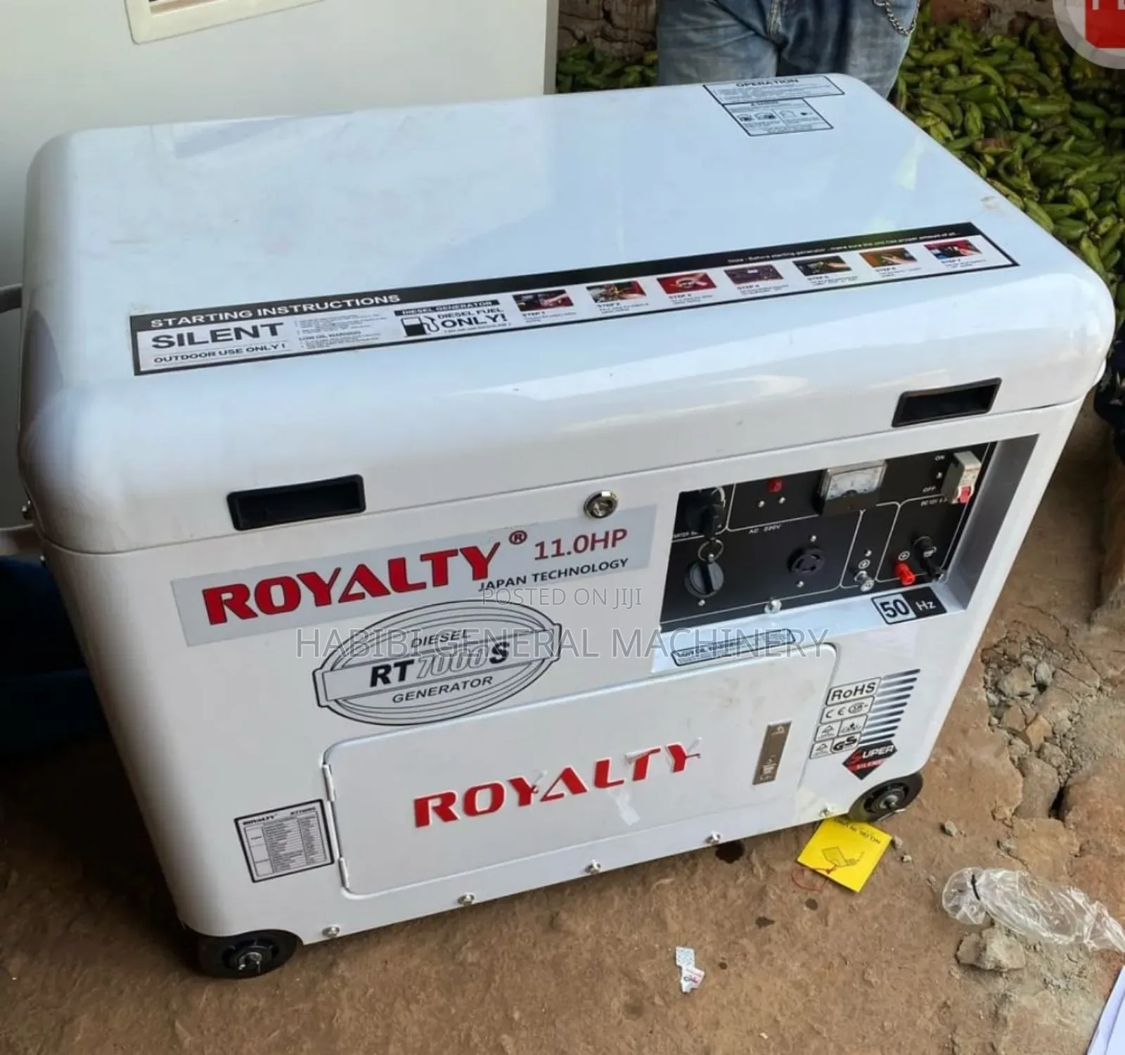 Royalty Key Start Diesel 8kva Generator