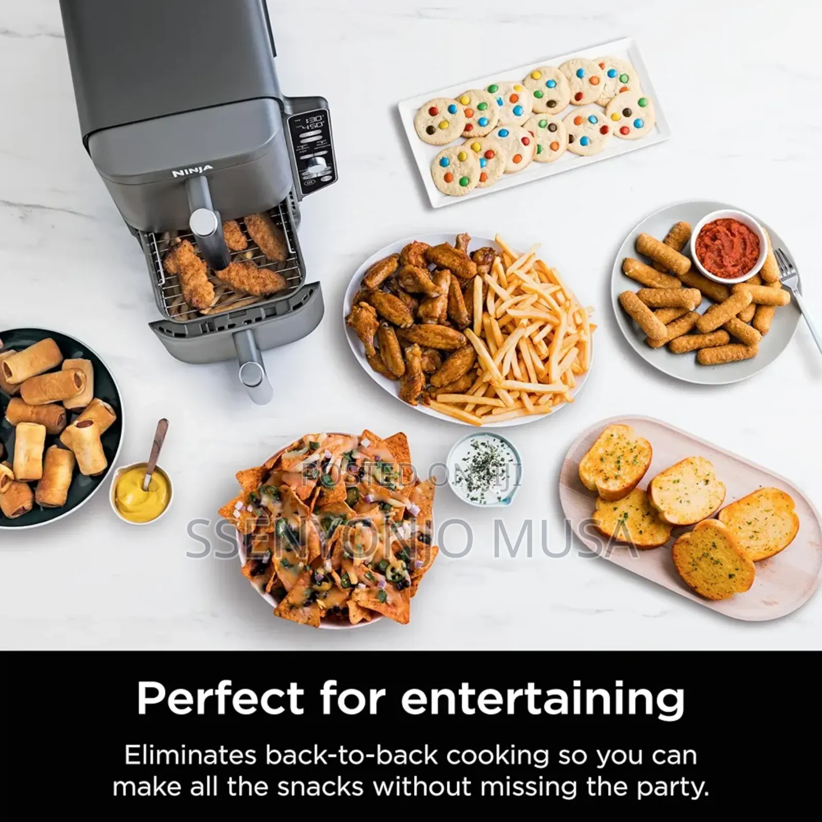 Ninja Doublestack Xl 10qt 2-Basket Air Fryer Sl401 – 6-in-1, Dual Zone