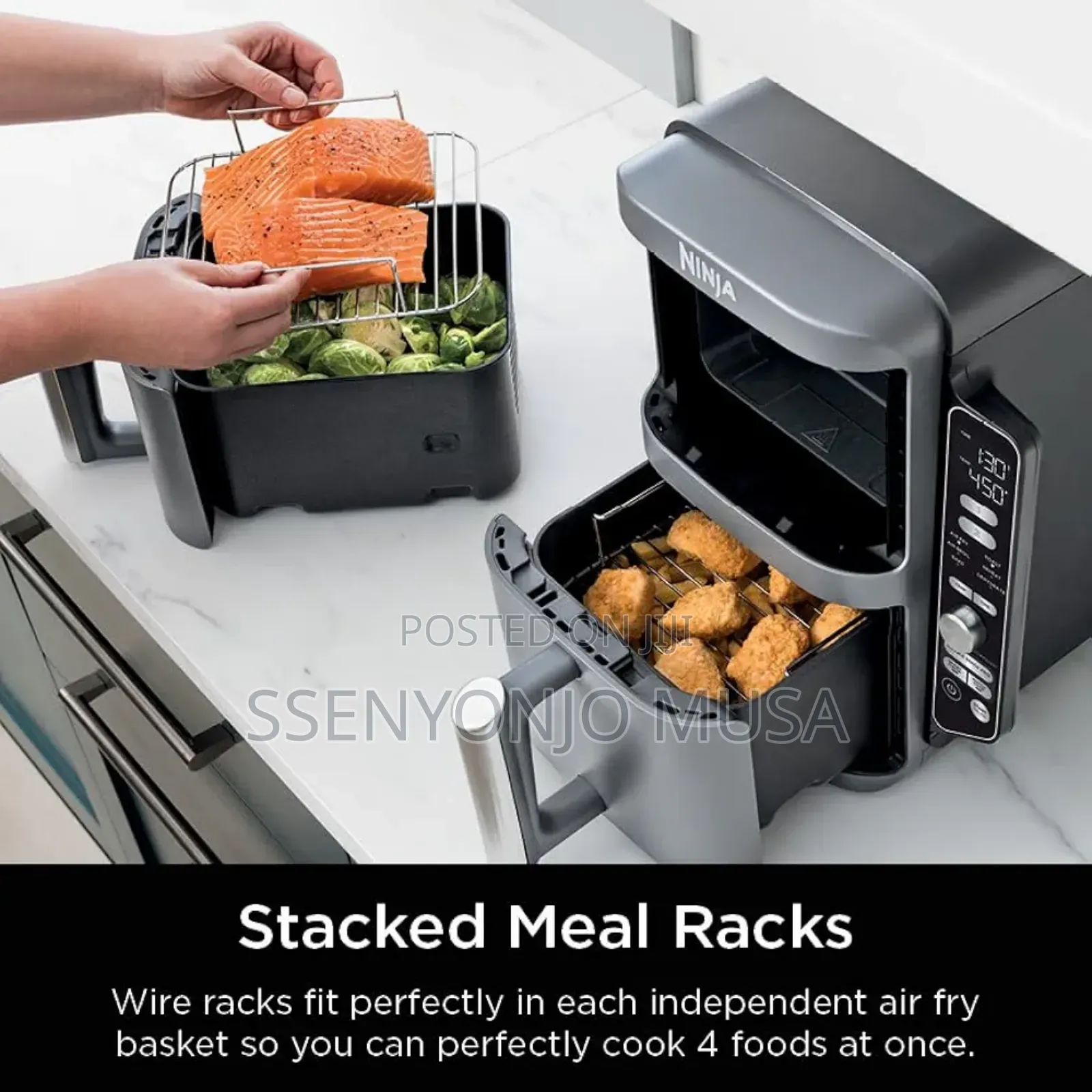 Ninja Doublestack Xl 10qt 2-Basket Air Fryer Sl401 – 6-in-1, Dual Zone