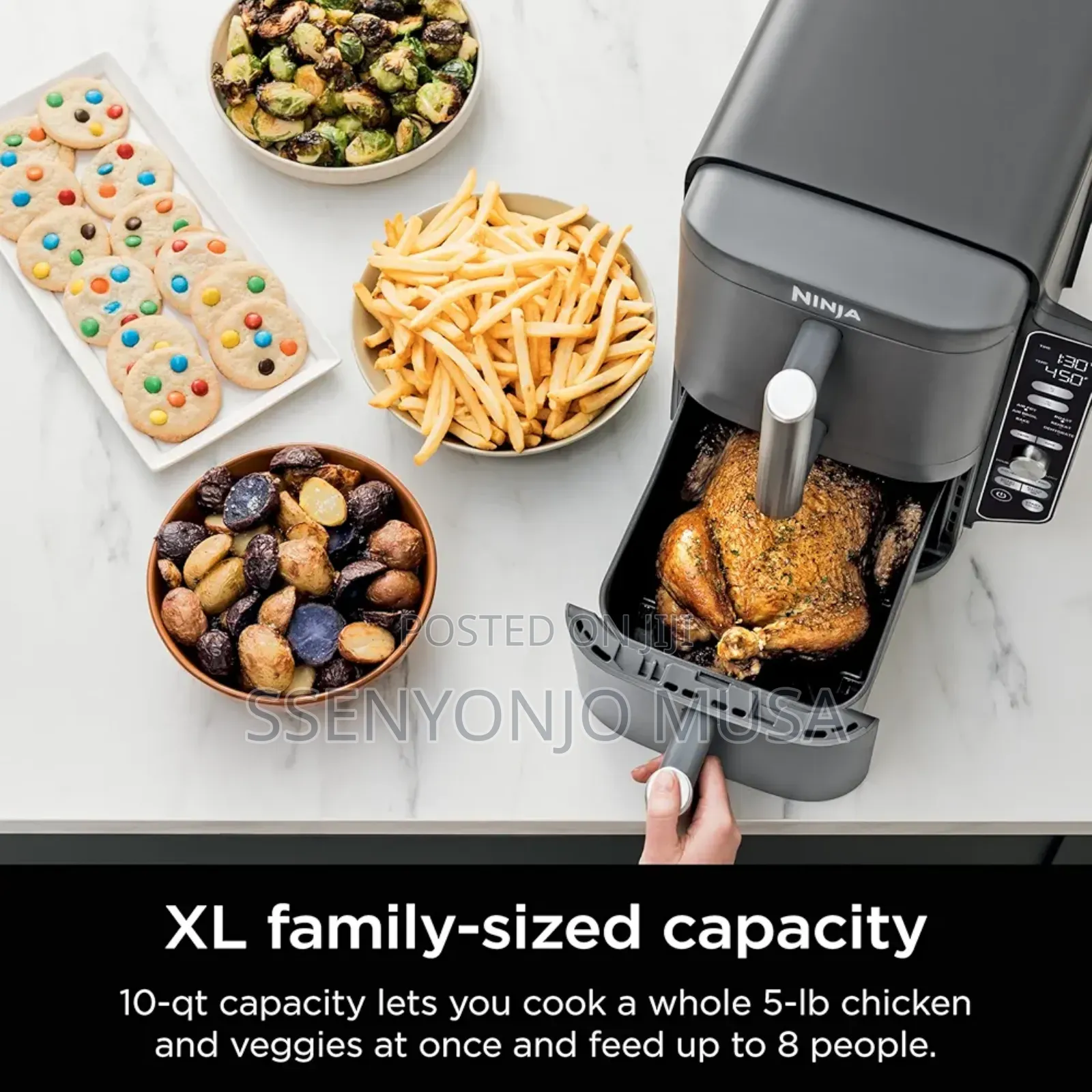 Ninja Doublestack Xl 10qt 2-Basket Air Fryer Sl401 – 6-in-1, Dual Zone