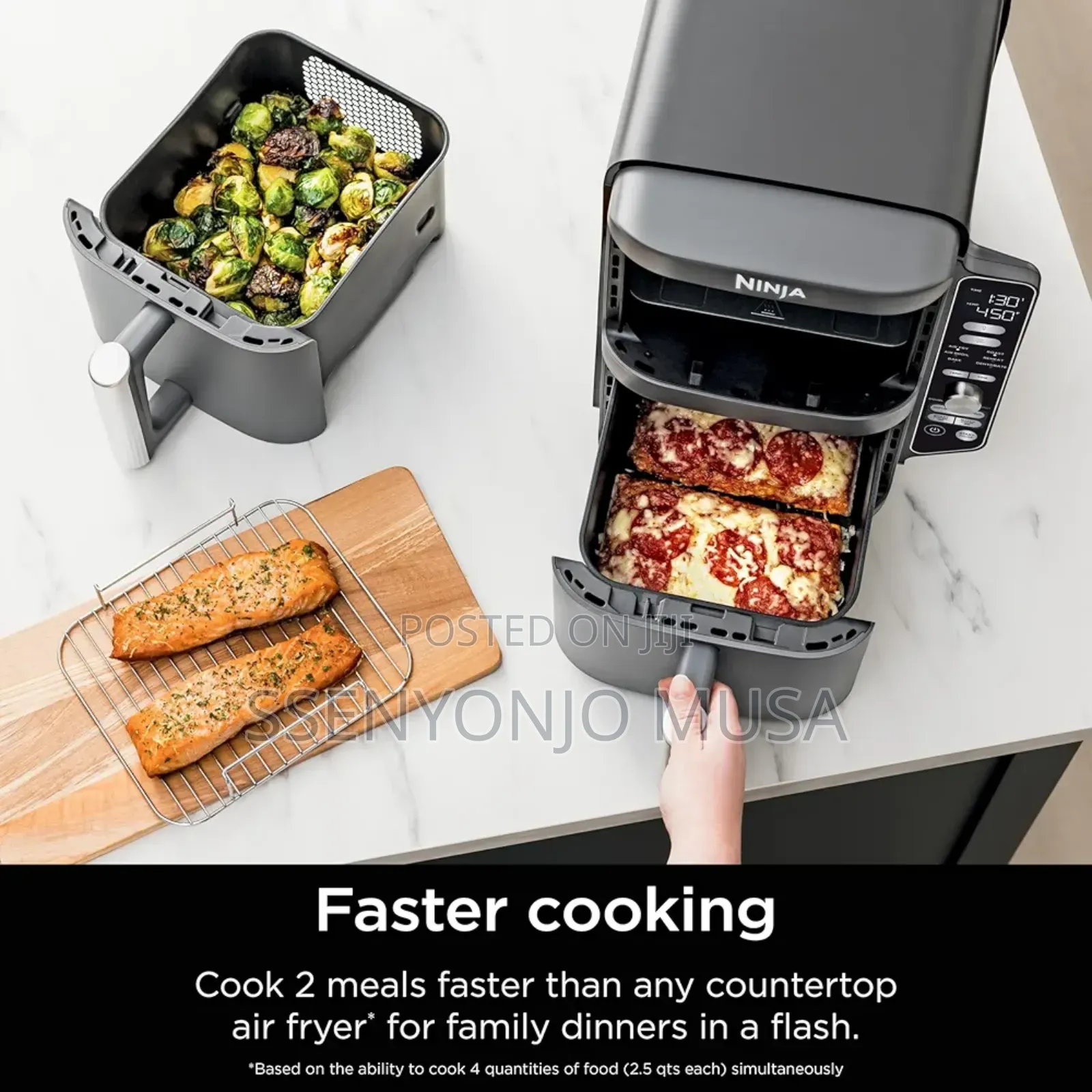Ninja Doublestack Xl 10qt 2-Basket Air Fryer Sl401 – 6-in-1, Dual Zone