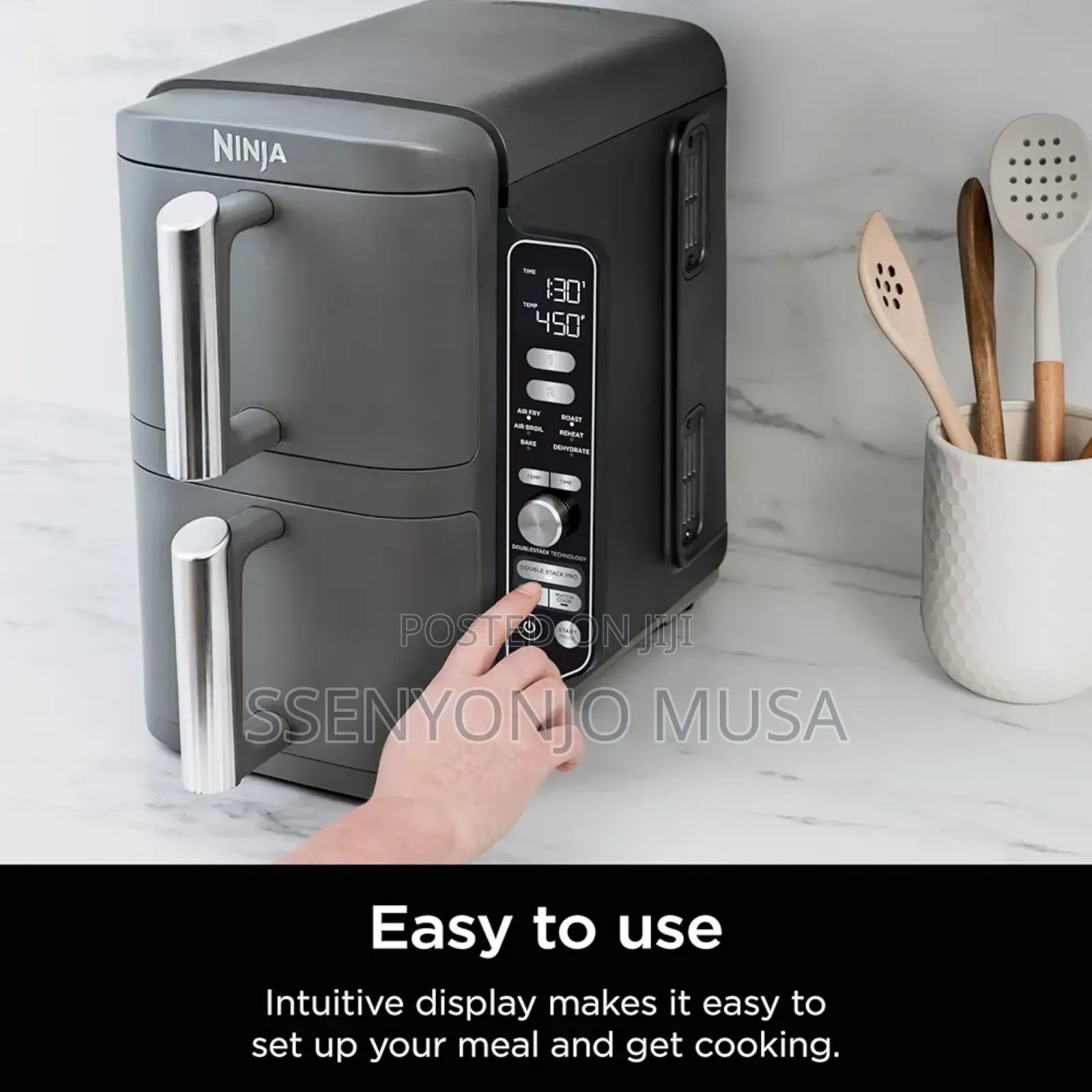 Ninja Doublestack Xl 10qt 2-Basket Air Fryer Sl401 – 6-in-1, Dual Zone