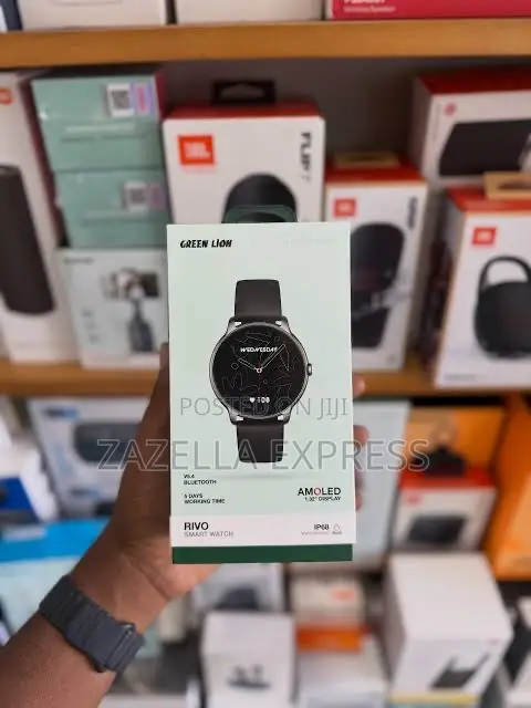 Green Lion Rivo Smart Watch With Always-on Display, 1.32" Amoled