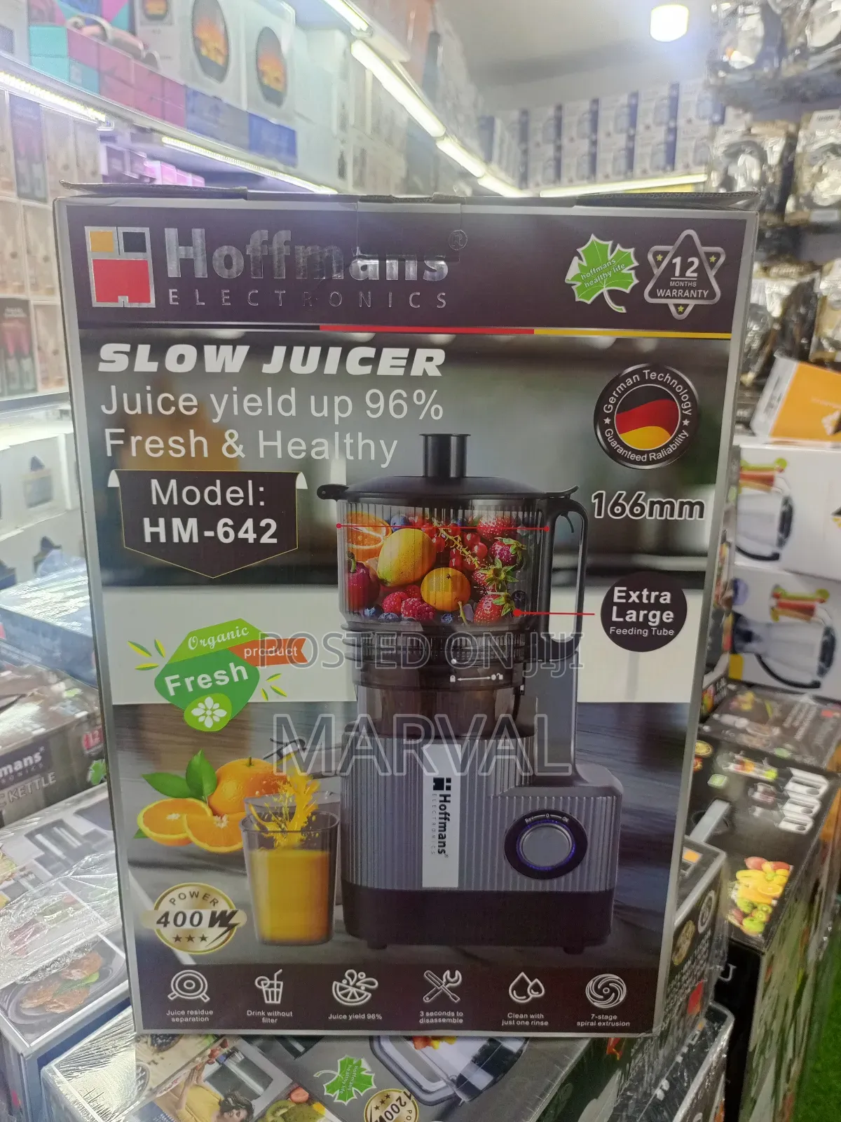 Hoffmans Hm-642 Slow Juicer