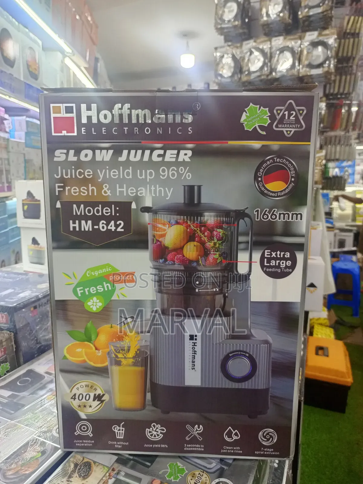 Hoffmans Hm-642 Slow Juicer