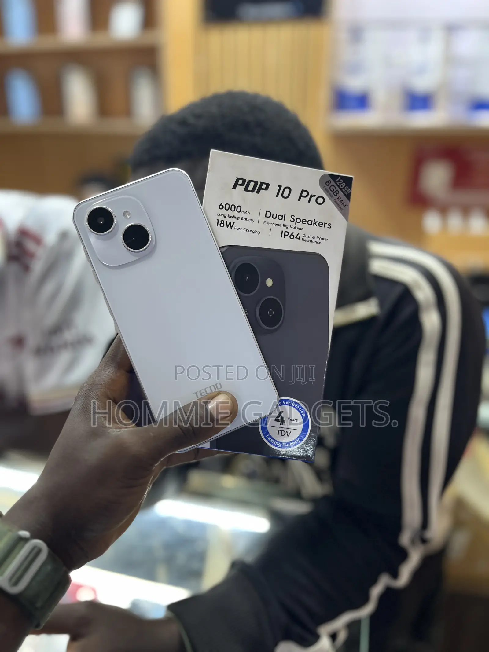 Tecno Pop 10 Pro 128 GB White