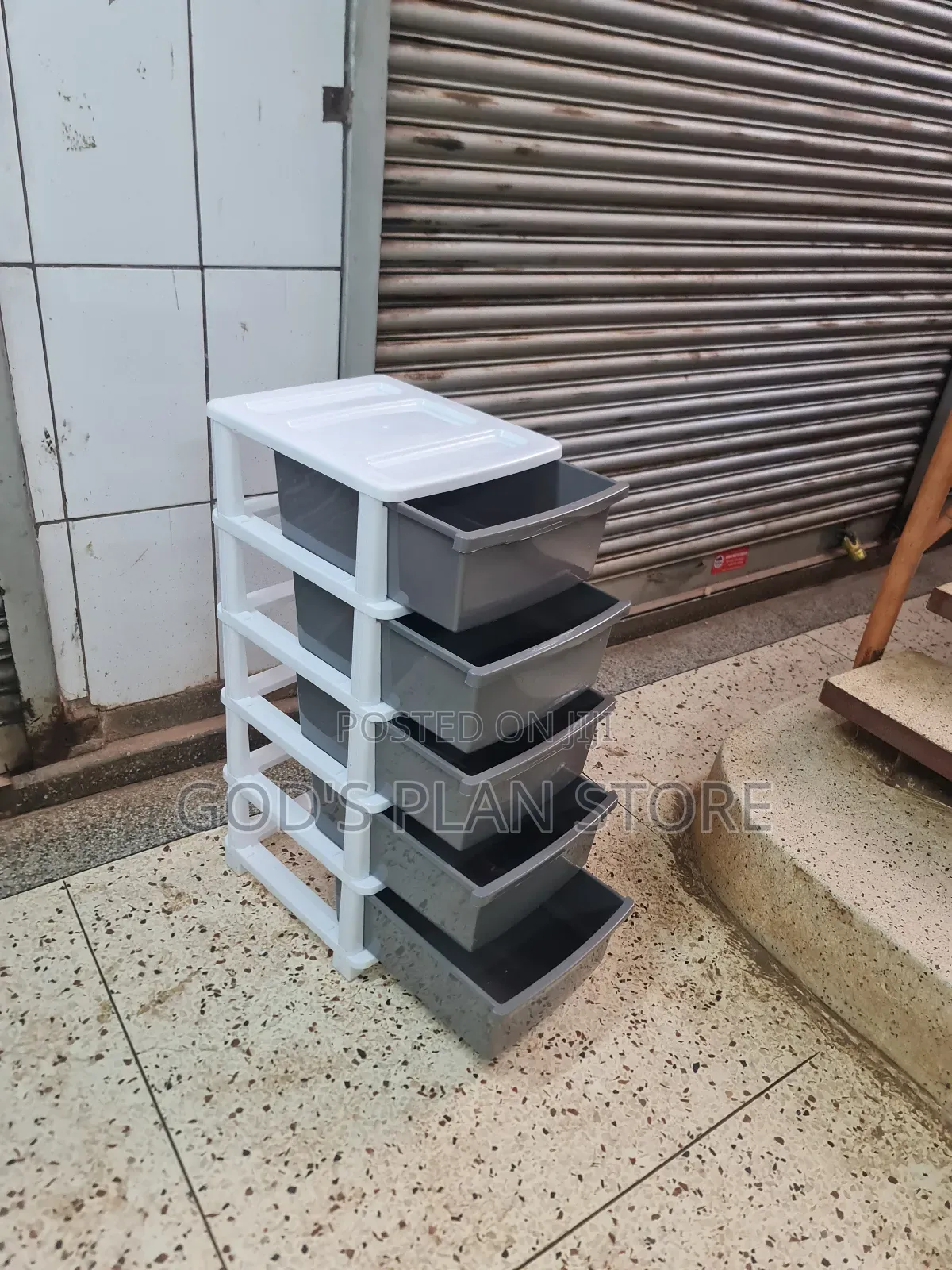 Malaysia Plastic Cabinet Drawer Trolley 5layers