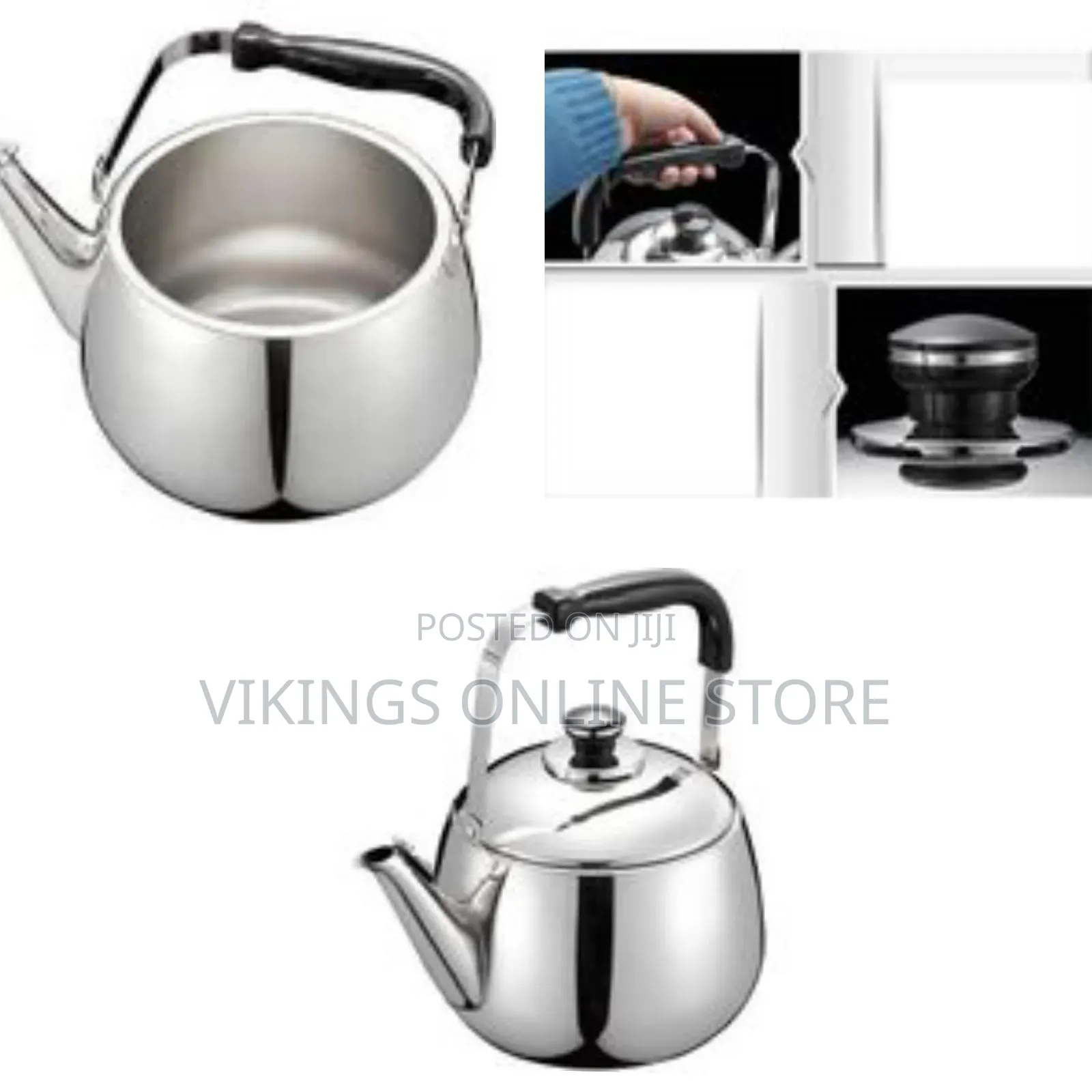 6 Litre Whistling Tea Kettle Household Stainless Steel 304 Thick Large