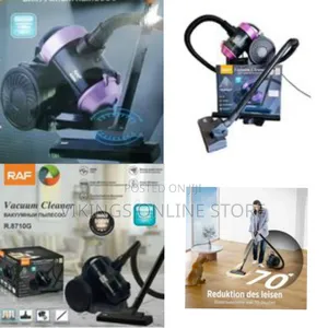 Raf 2-in-1 Folding Brush 2l Capacity Bagles Vacuum Cleaner Without Bag